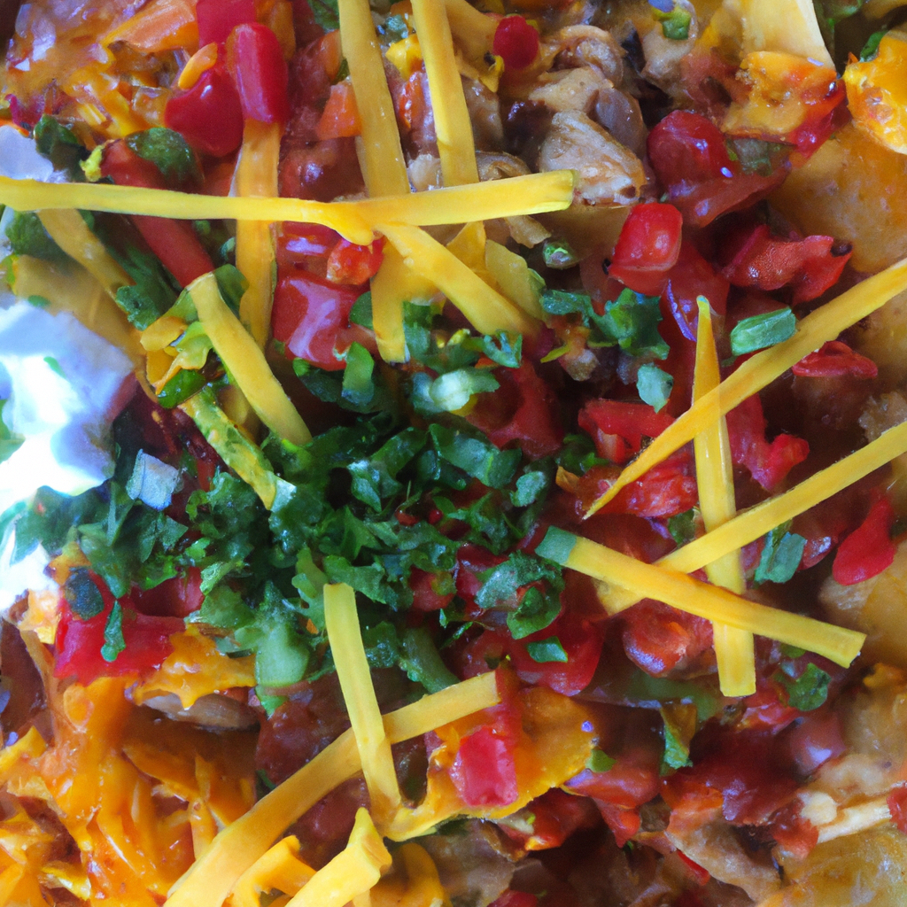 Recept voor: nachos: Southwest Chicken Nachos
